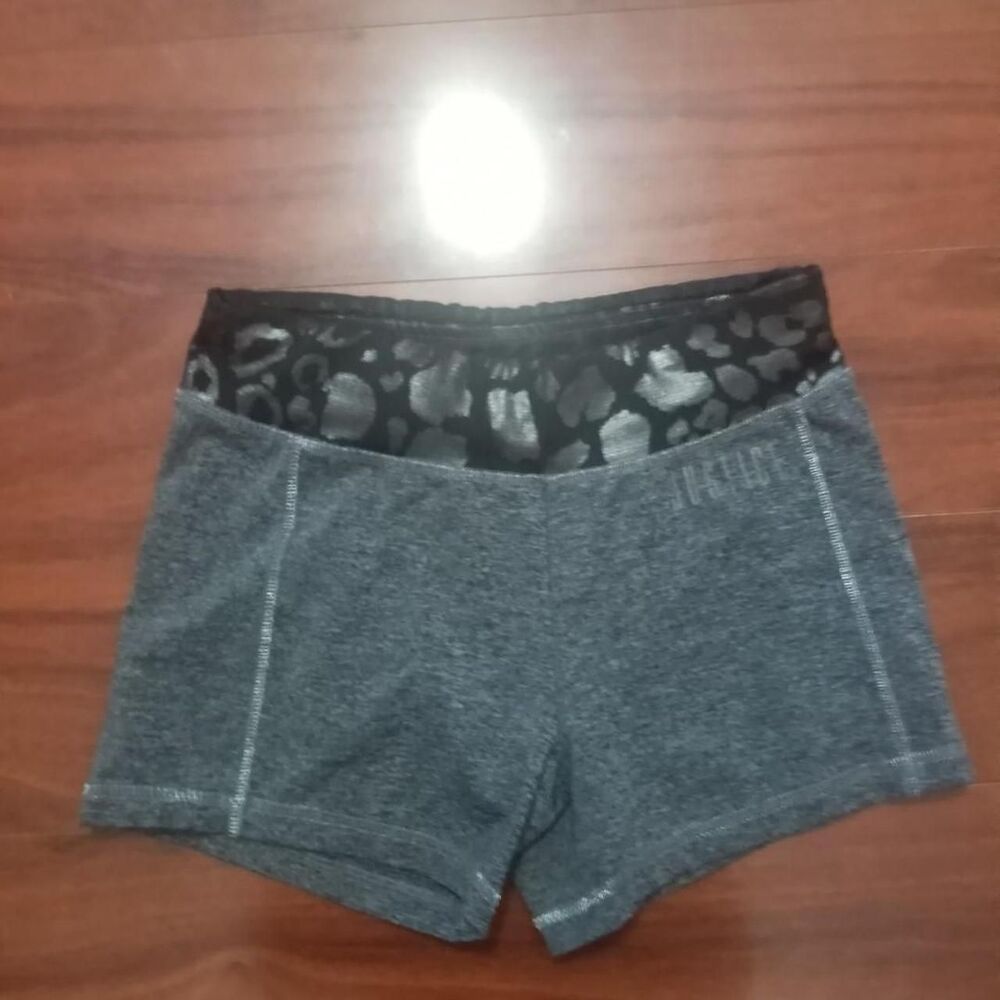 Justice Grey and Black Shorts